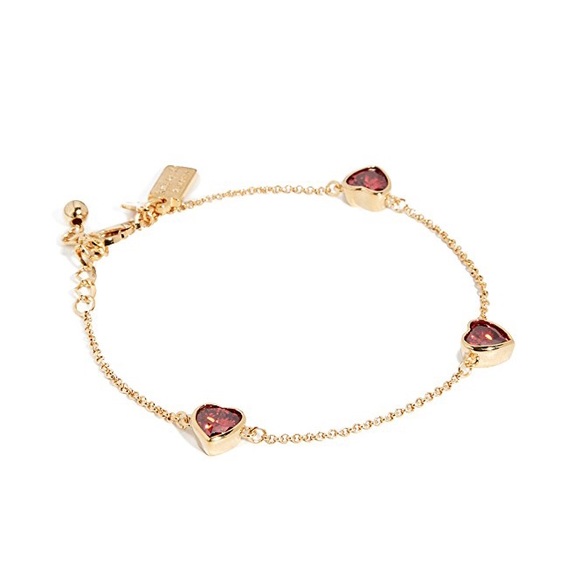 NEW Kate Spade romantic rocks red heart bracelet - Picture 4 of 6